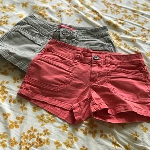 Coral Unionbay Shorts - Size 1, 2.75” inseam